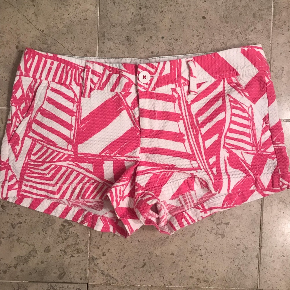 Lilly Pulitzer Walsh Short in Capri Pink Yacht Sea